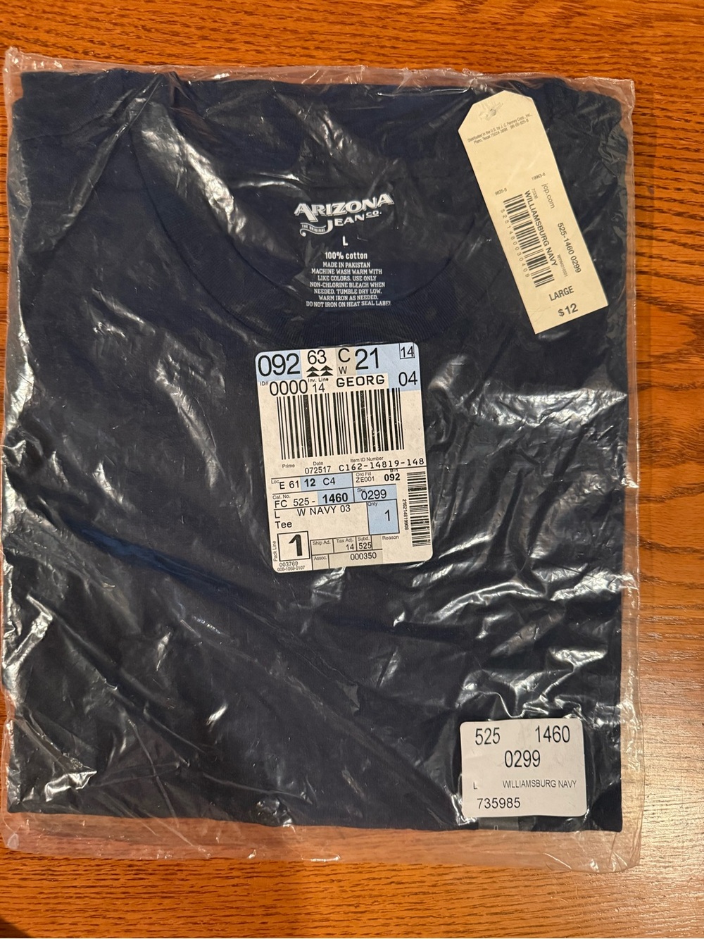 Arizona Jean Company Navy Short-Sleeve Tee